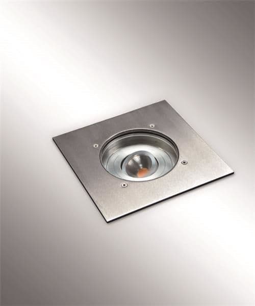 Bolas - O HP Led - 16,5W 45° Warm White - 500mA - plaque carré 200mm - Inox vue 1