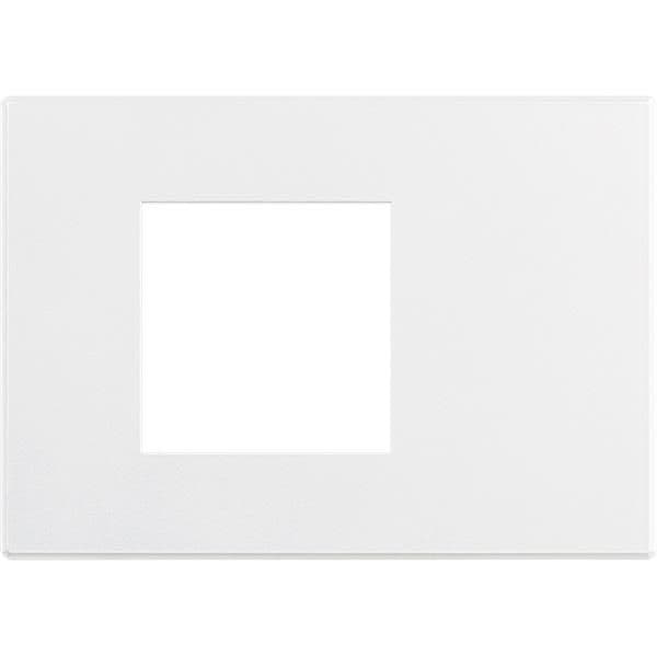 Axolute air plaque 2 modules Blanc mat vue 1