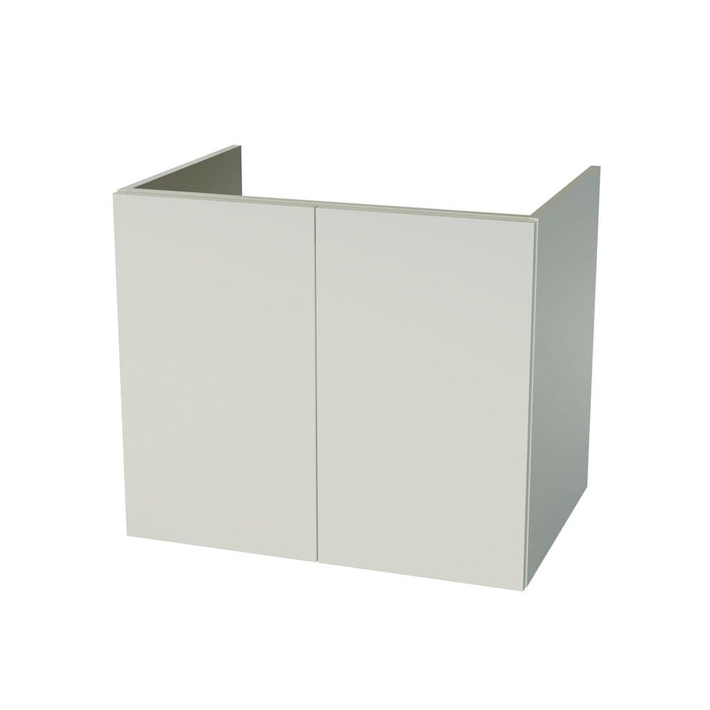 intro Now sous-meuble 700x600x495mm 2portes blanc vue 1