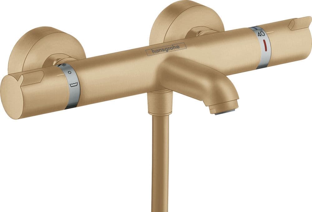 Hansgrohe Ecostat Comfort thermostatique de baignoire apparent brushed bronze vue 1