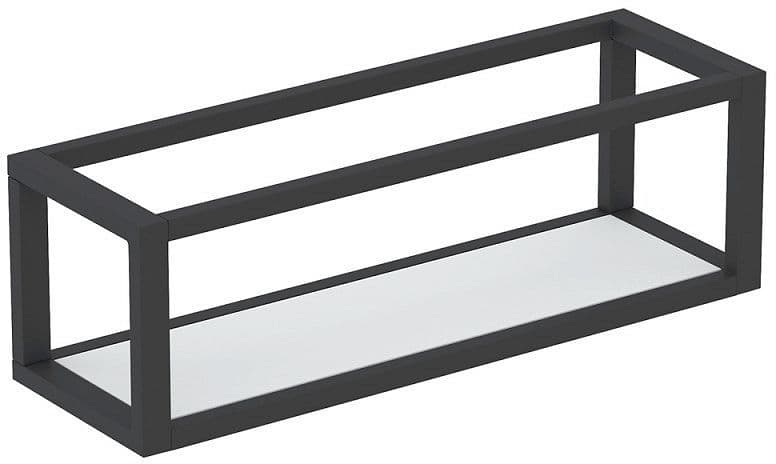 TABLETTE GRID 35X11CM COSMIC NOIR MAT/SOLID vue 1