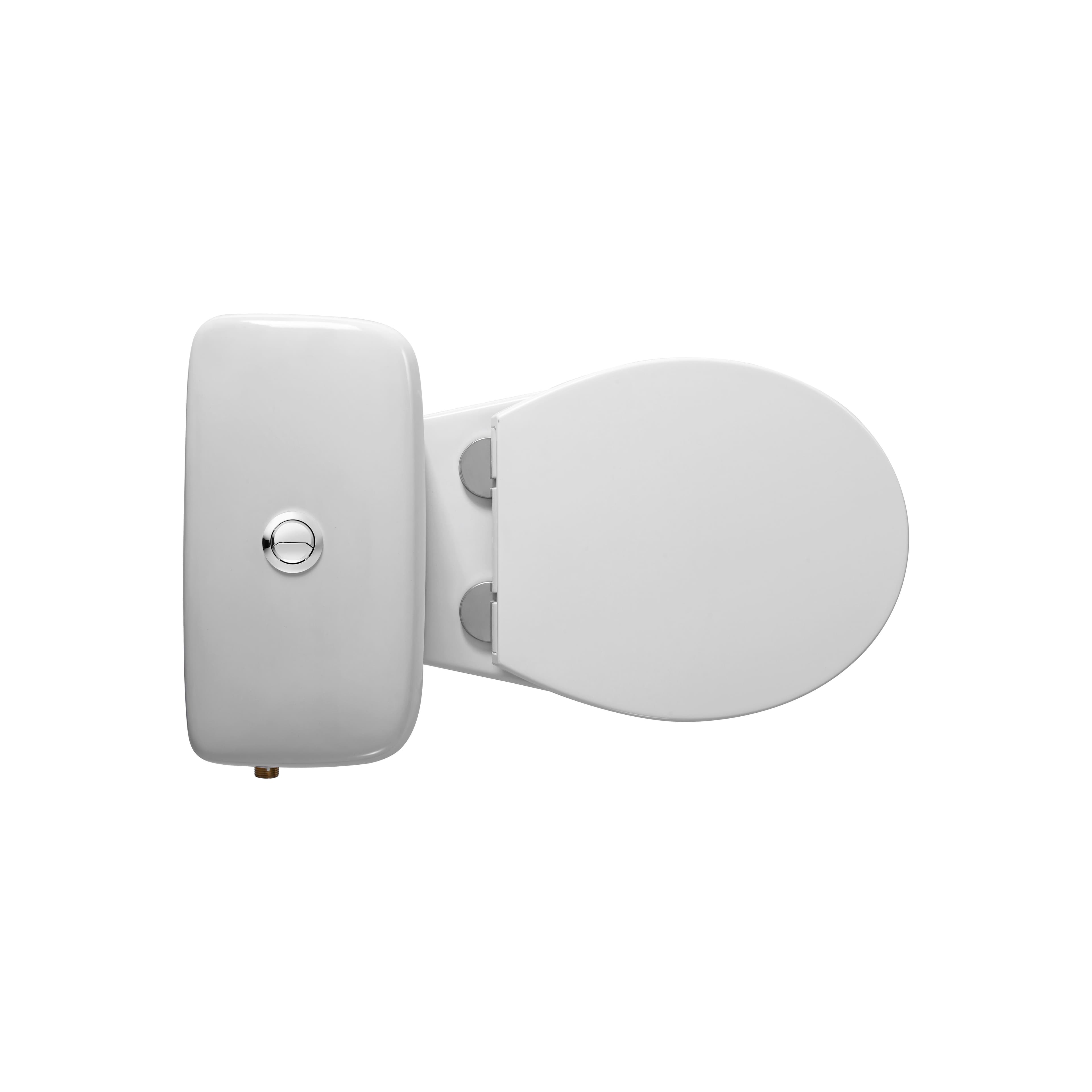 ALONI PRO DUOBLOK - CUVETTE À POSER - SANS BRIDE - P-TRAP - SORTIE MURALE - AVEC RÉSERVOIR - MÉCANISME DE CHASSE - DOUBLE CHASSE 4/6L - AVEC ABATTANT - SOFTCLOSE - QUICK RELEASE - 39X73X67 CM - BLANC vue 1