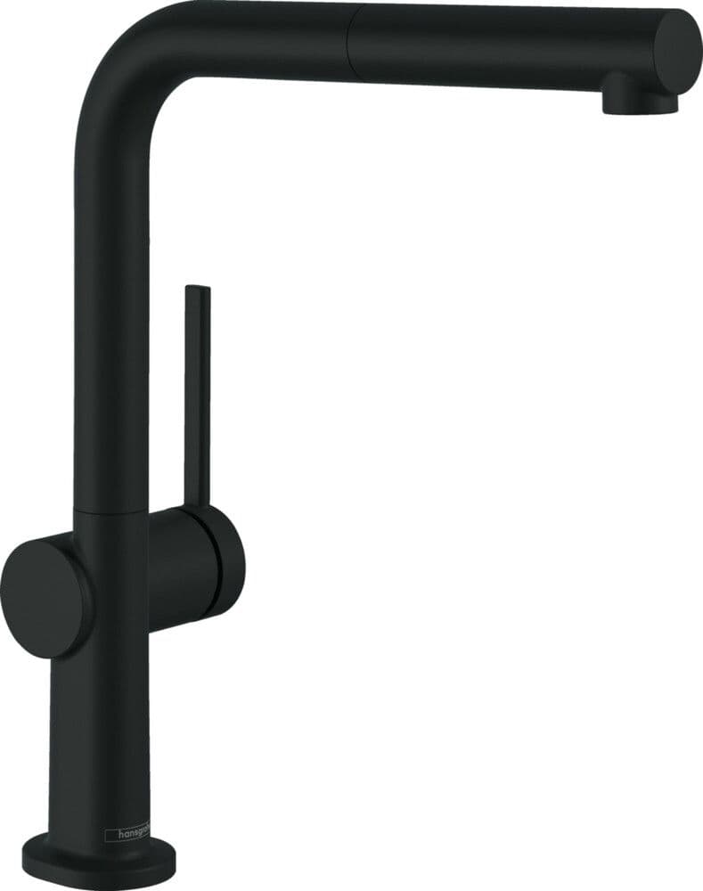 Hansgrohe Talis M547 mitigeur évier monocommande 270 douchette 1-Jet noir mat vue 1