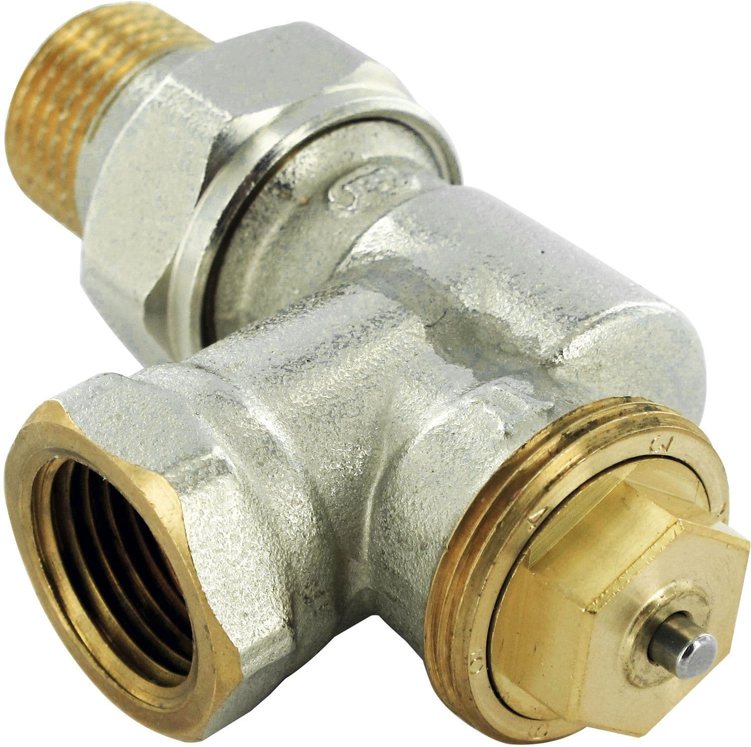VANNE RADIATEUR THERMOSTATIQUE COMAP EQUERRE INVERSE 3/4"-M28 vue 1