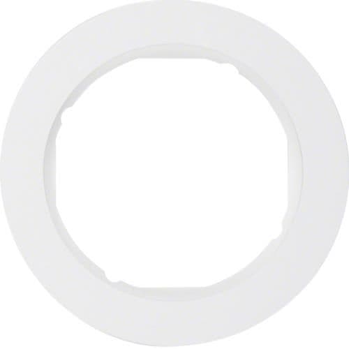 Plaque de recouvrement 1 poste Berker serie R.Classic Blanc polaire, brillant vue 1