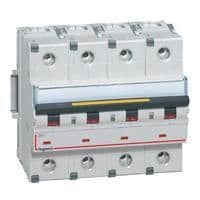 Disjoncteur DX³ 4 pôles courbe C 80A 400V - 10000A / 16kA - 6 modules vue 1