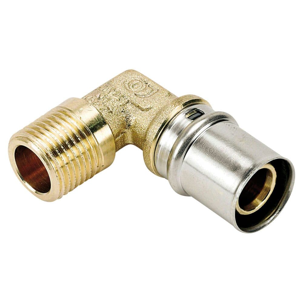 SYSTEMPEX coude 90° tube alu raccord à sertir 40-5/4M vue 1