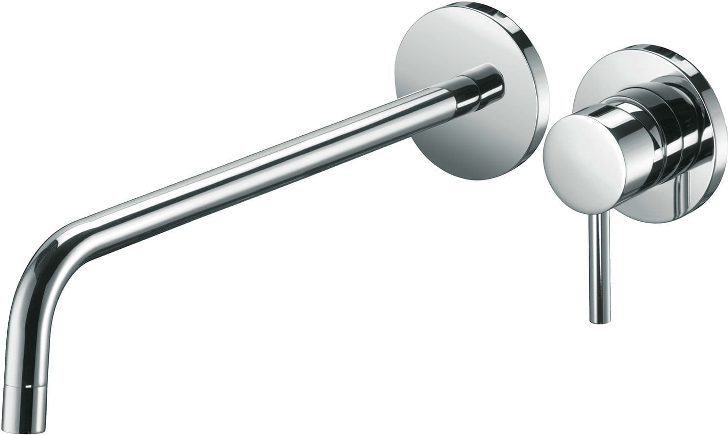 MITIGEUR LAVABO MURAL NORDICA SOFT 248MM COMPLET CHROME BY PAFFONI vue 1