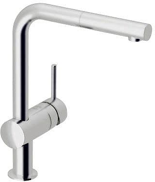 MITIGEUR CUISINE MINTA FG L-BEC DOUCHETTE EXTRACTIBLE CHROME vue 1