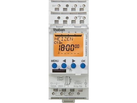 Thermostat modulaire à horloge digital et sonde à distance (vendue séparément) vue 1