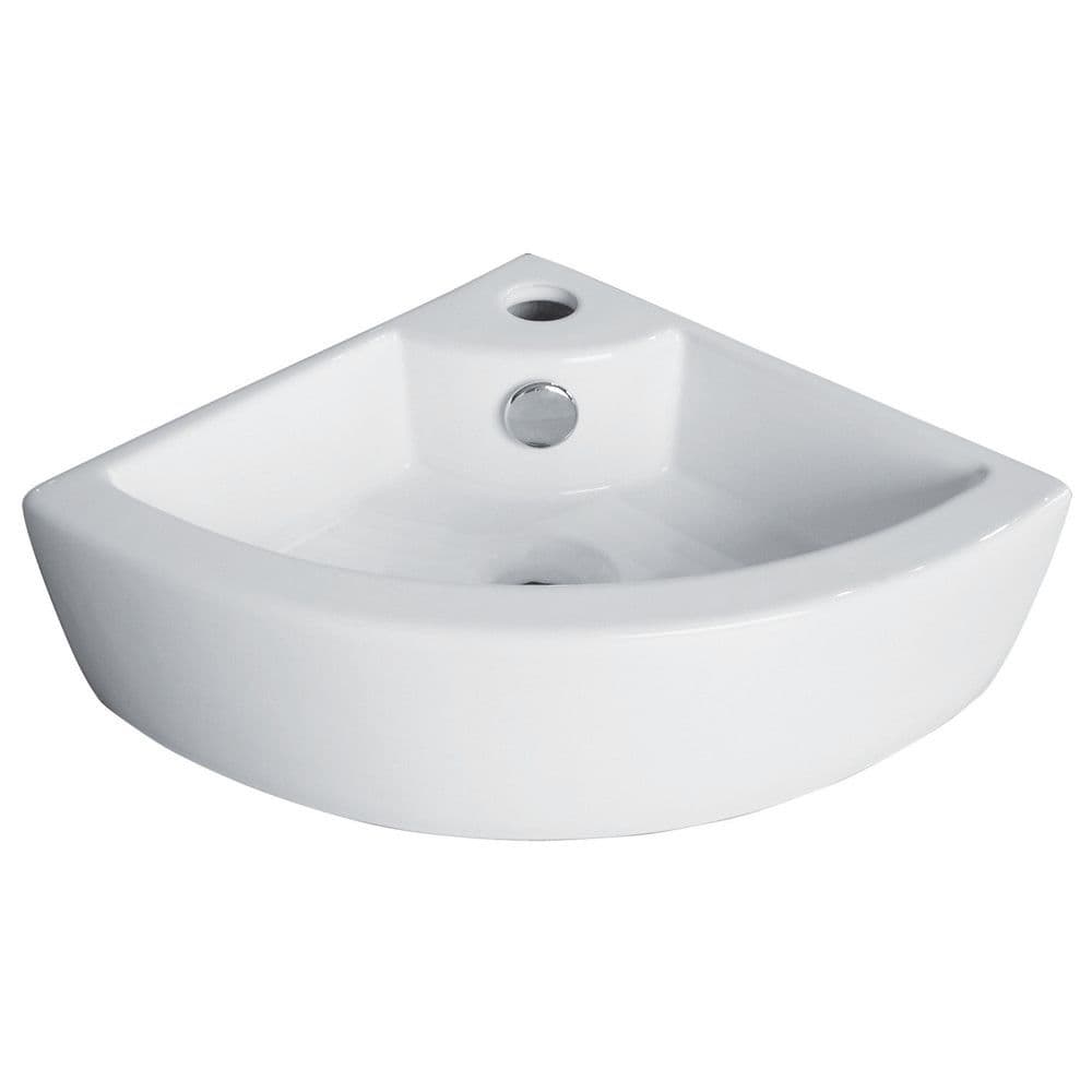 GO by Van Marcke Hera lave-mains lave-mains de coin 44x31,5x12,6 cm blanc vue 1