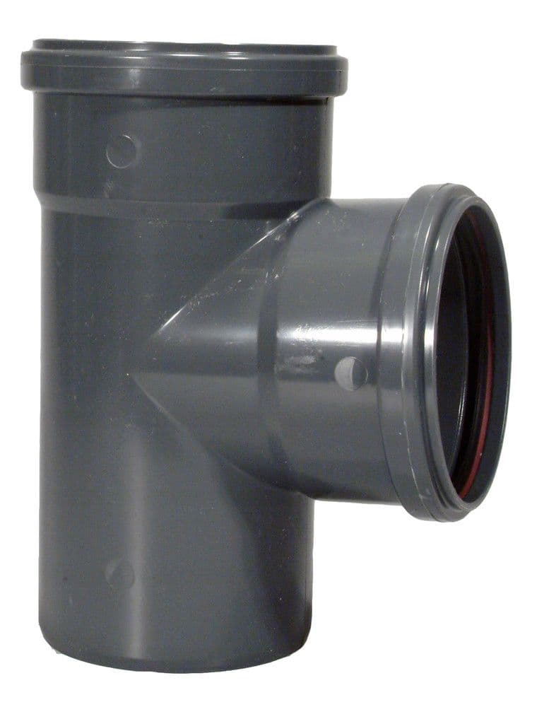Kabelwerk Eupen Eucarigid-REGRB SN4 accessoires égout PVC té 87° D 125 mm gris vue 1