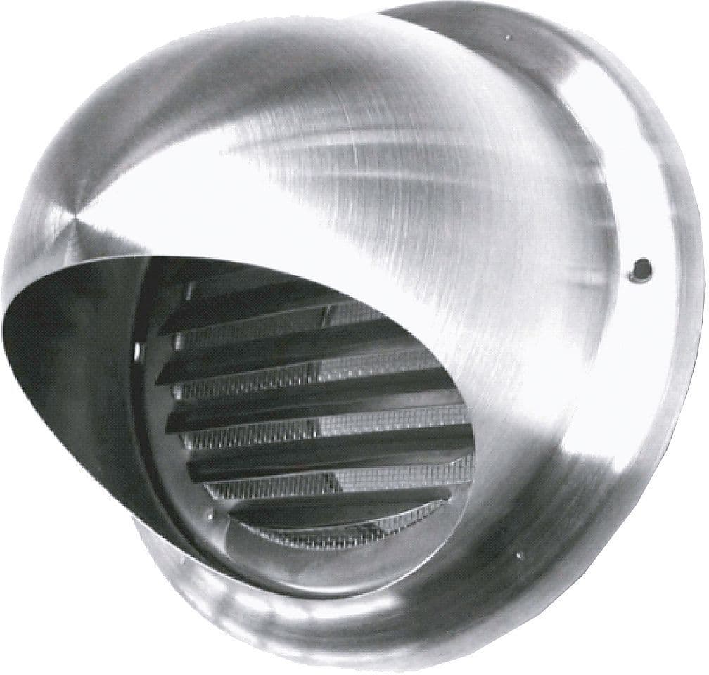 GRILLE D'AERATION SUS INOX 100MM <450M³/ vue 1