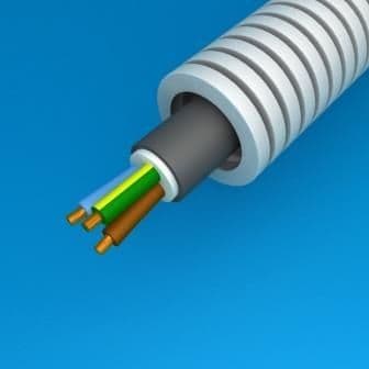 Tube précâblé xvb 3G6 diamètre 20mm en rouleau de 50m vue 1