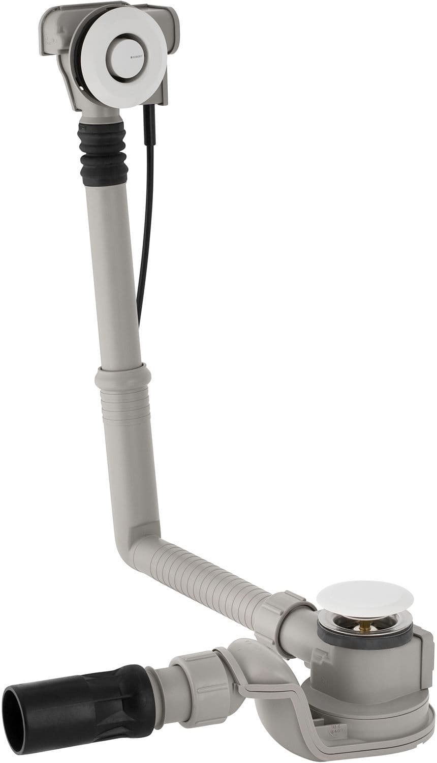 FERMETURE AUTOMATIQUE BAIGNOIRE GEBERIT 52MM PUSHCONTROL CHROME vue 1
