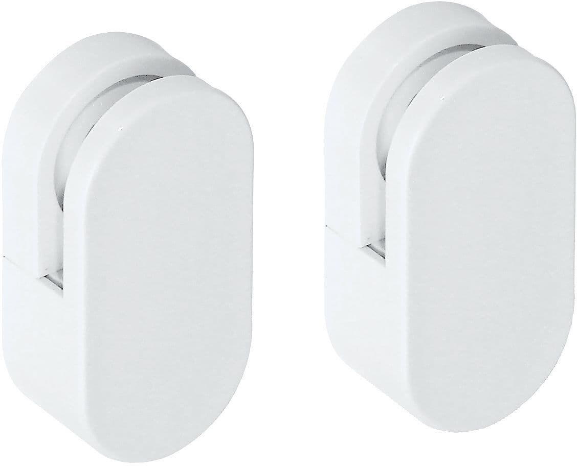 ATTACHES MIR.(PAR PAIRE) HEWI 477 BLANC vue 1