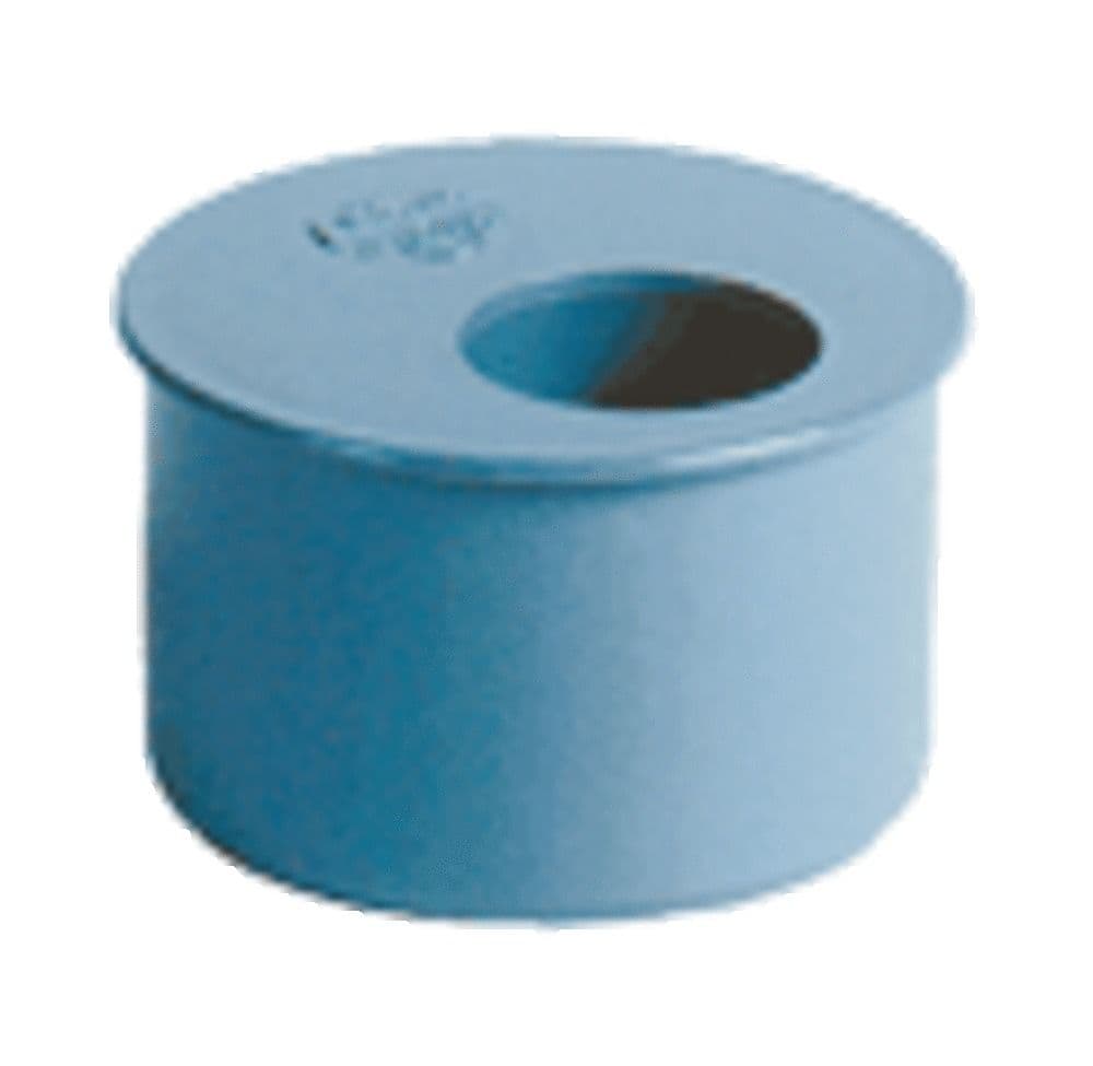Nicoll raccord à coller PVC tampon de réduction excentrique MF D 125 x D 90 gris vue 1