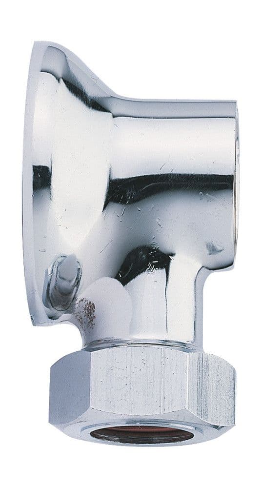 Applique à collet battu avec écrou chromé 1/2F x 14 mm vue 1