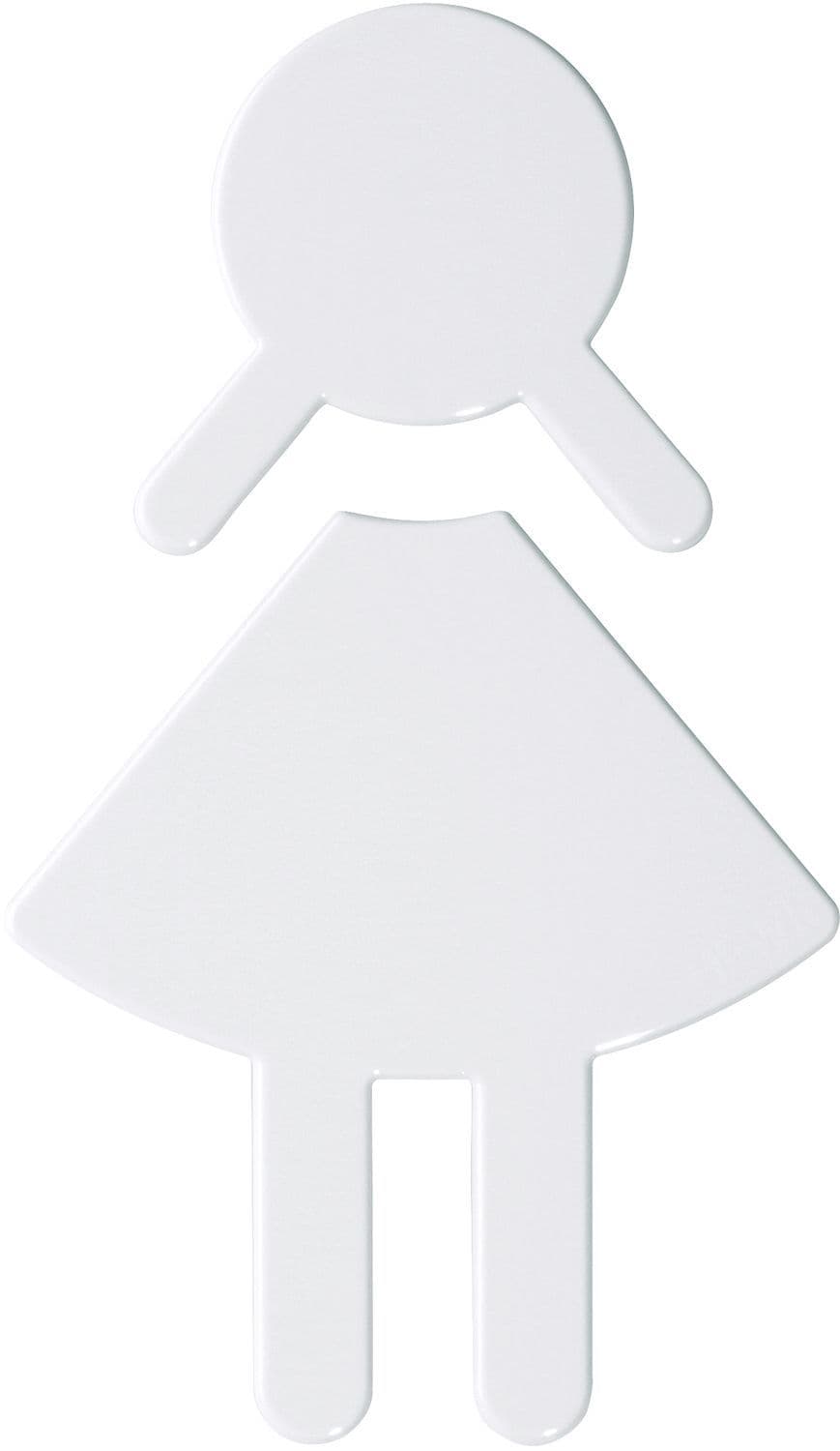 SYMBOLE FEMME HEWI 801 BLANC vue 1