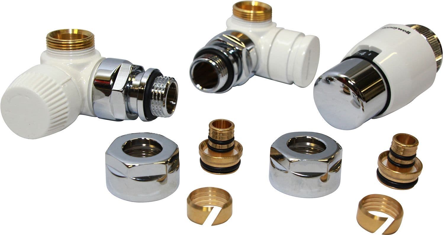 SET HONEYWELL DESIGN DOUBLE EQUERRE DROITE BLANC M24-16X2 vue 1