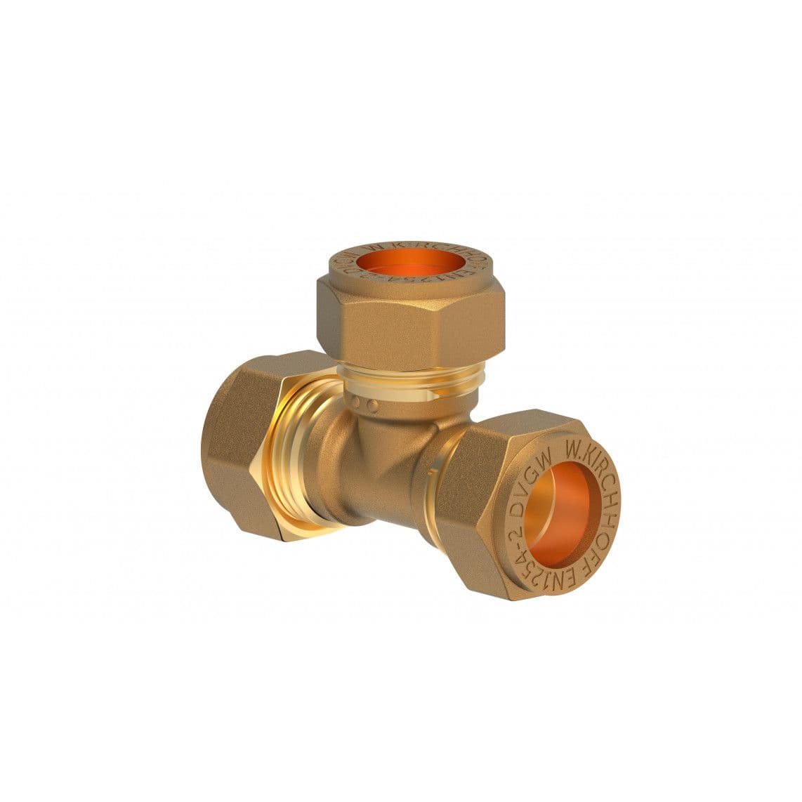 989453217 LT pièce en T, vierge, 15 mm, raccord à serrer pour tube en cuivre vue 1