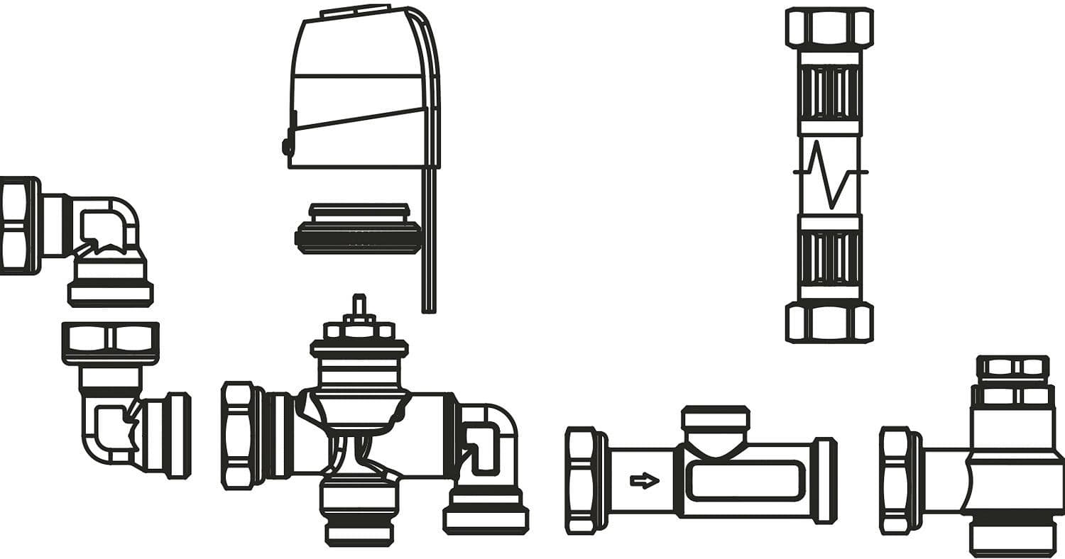 VANNE À 3 VOIES AVEC MOTEUR POUR VENTILO-CONVECTEUR HAUT SUR LE MUR AQUAREA FMM40 PANASONIC vue 1