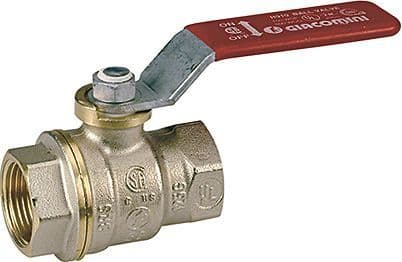 ROBINET A BILLE + MANETTE DADO GIACOMINI 4/4"FF vue 1