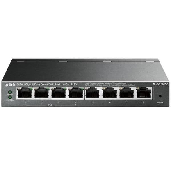 Omada 8-ports 10 / 100 / 1000Mbps RJ45 ports, IEEE 802.3i /u/ab/af/x/q/p vue 1