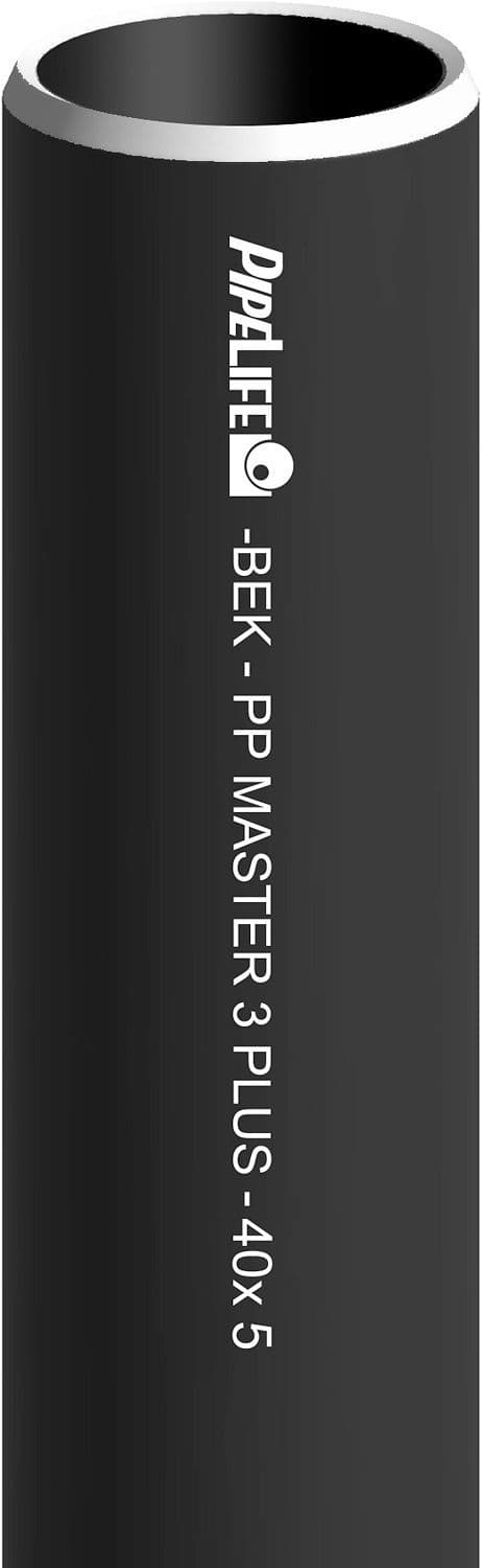 TUBE PP 40MM NOIR LONGUEUR 5M vue 1