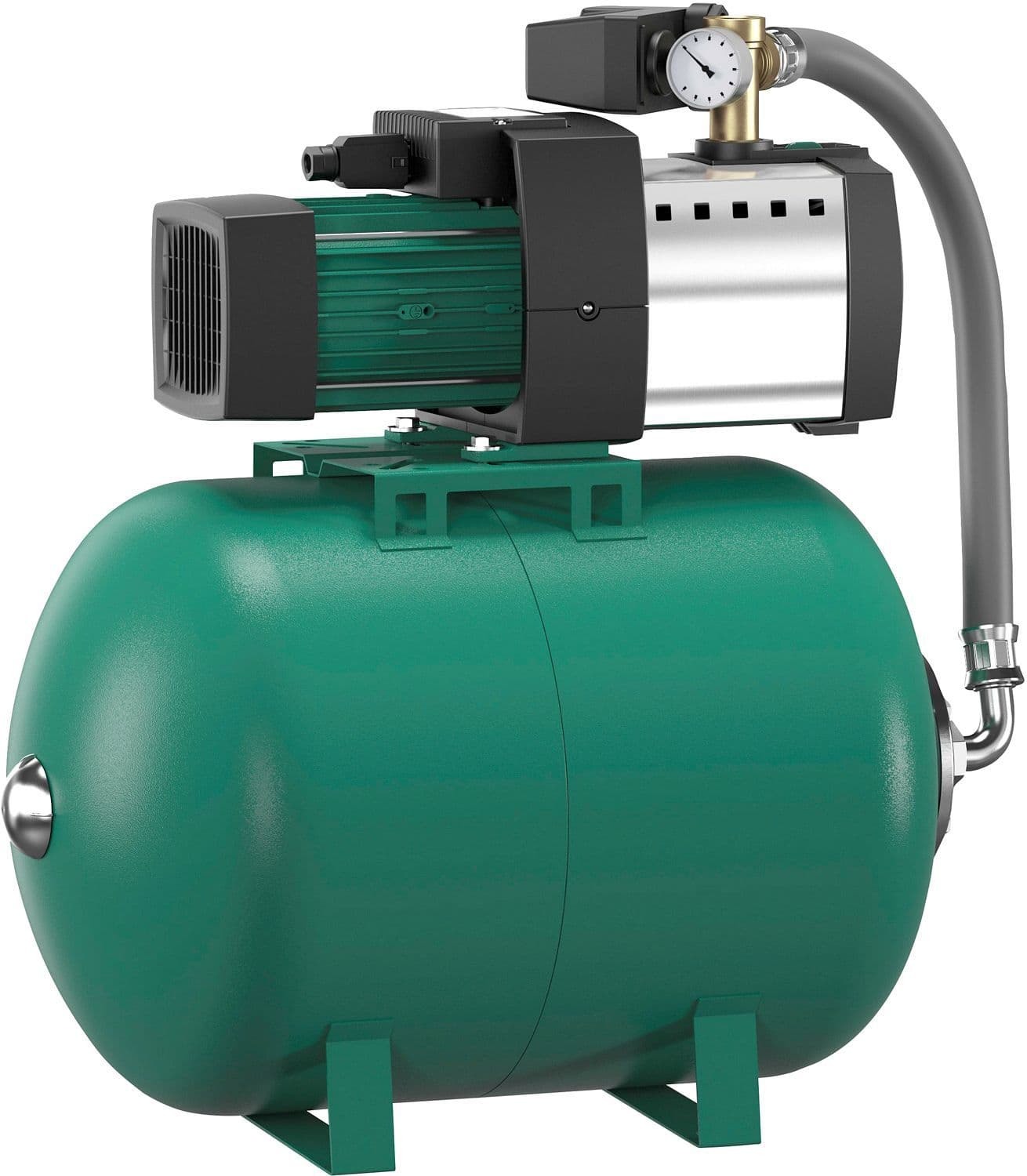 POMPE RECUPERATION PLUIE AVEC VASE 50L HIMULTI WILO 3H50-45P vue 1
