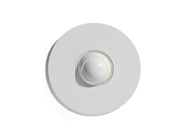 Détecteur de présence en boîte d'encastrement (métal Blanc) vue 1