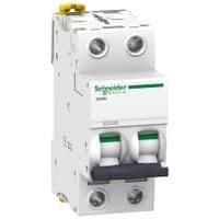 Disjoncteur modulaire iC60N - 2 pôles - 16A - courbe B vue 1