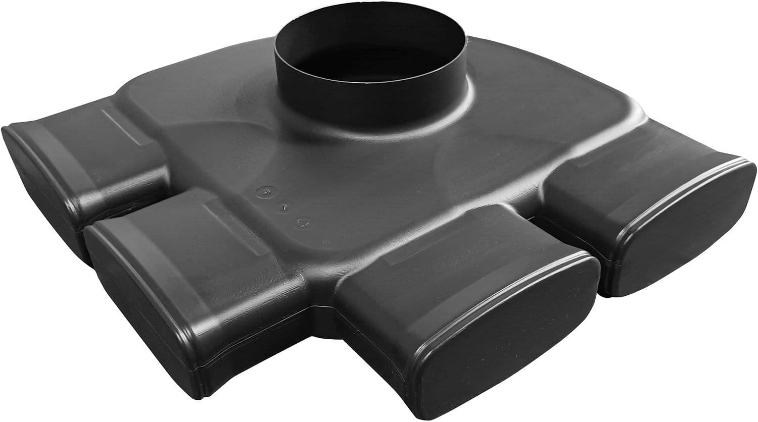 PLENUM EF D125 2 RACCORDEMENTS (2ST) POUR SYSTEME DE VENTILATION VASCO vue 1