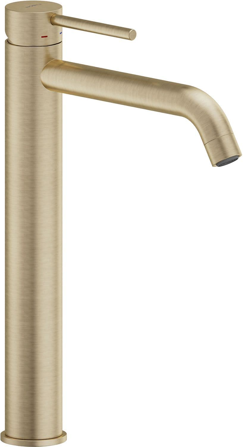 MITIGEUR LAVABO LIVE HAUT NOBILI +CLIC-CLAC MIELE BROSSÉ vue 1