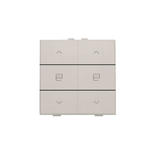Commande de moteur double pour Niko Home Control, couleur light grey vue 1