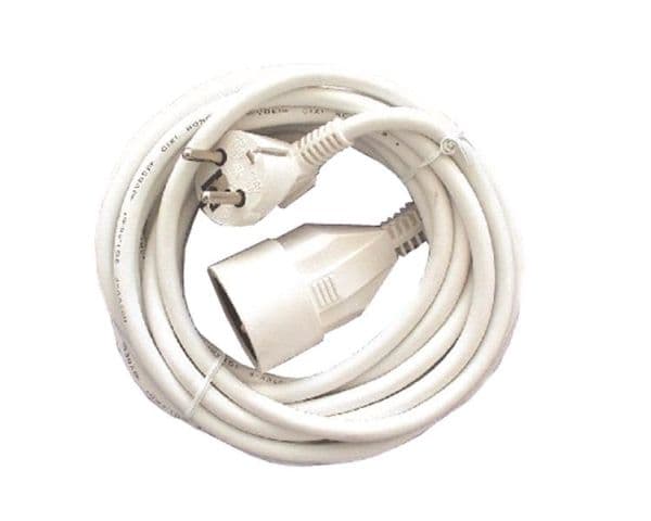 Rallonge 3 x 1.5mm² 5m Blanche vue 1