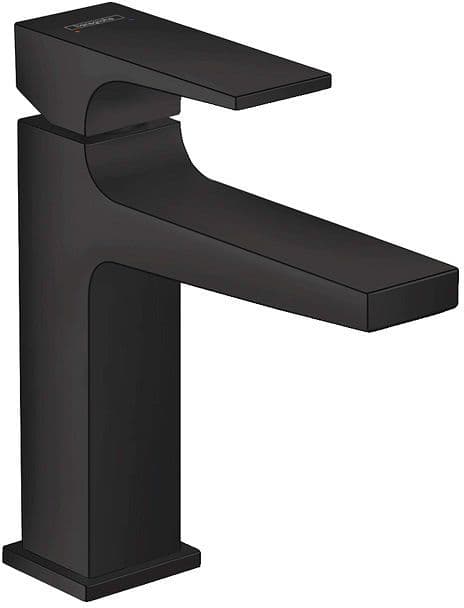 MITIGEUR LAVABO METROPOL 110 HANSGROHE CLIC-CLAC NOIR MAT vue 1
