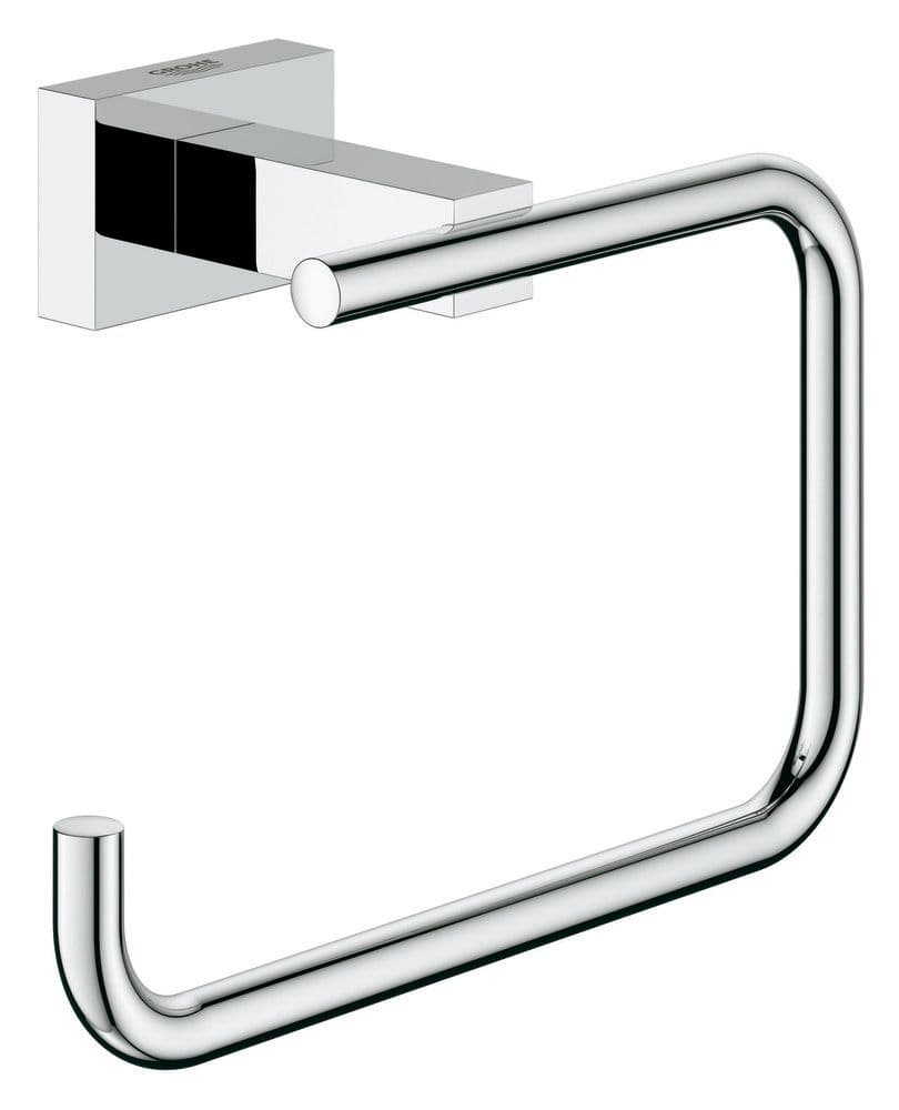 Grohe Essentials Cube porte-papier métal sans couvercle cachée chromé vue 1