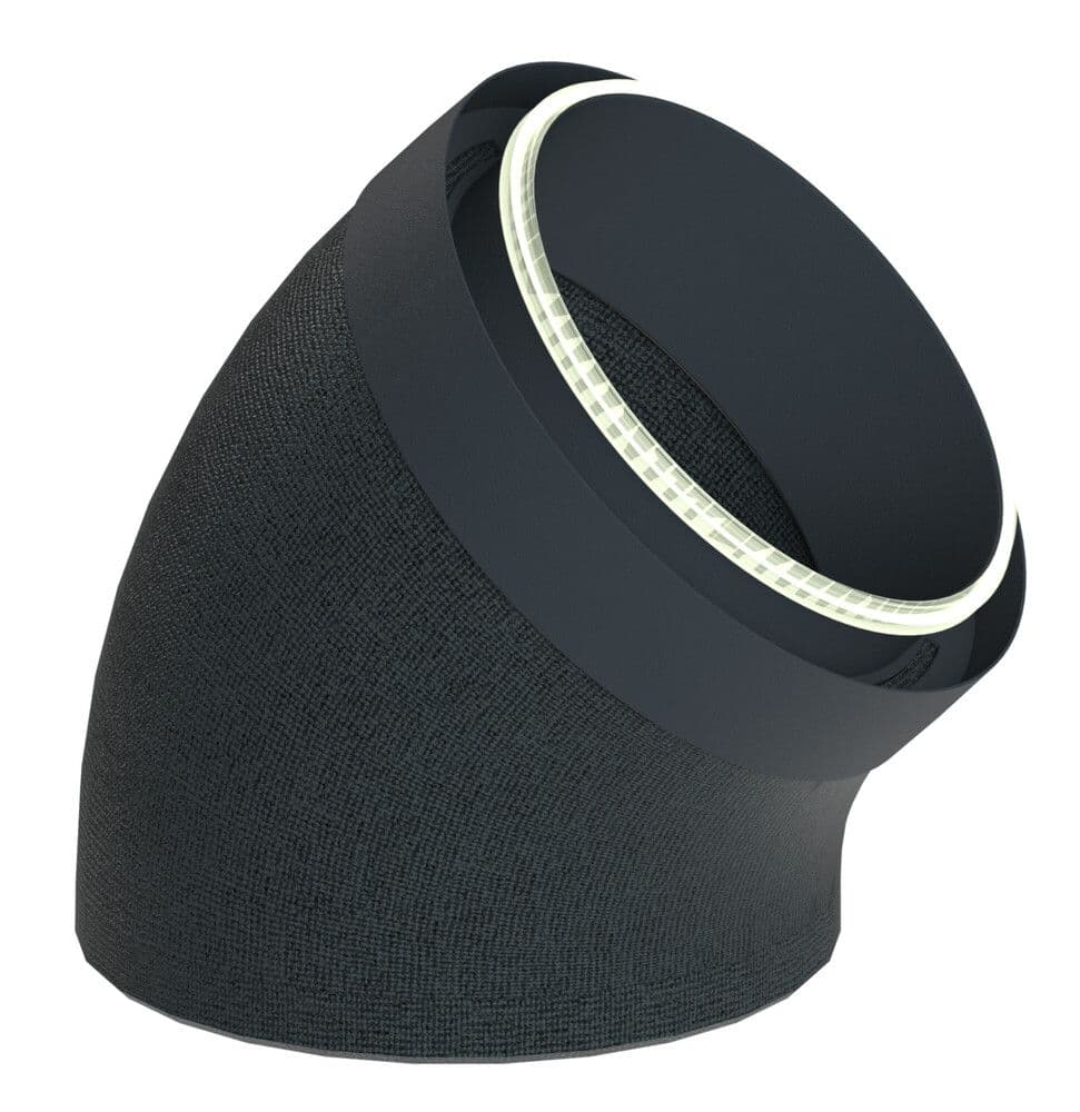 Duco DucoFlex Star coude isolé 45° avec raccord D180 vue 1