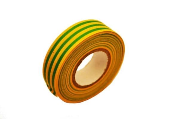 Ruban isolant 0.15mm x 19mm x 20m Vert / Jaune vue 1