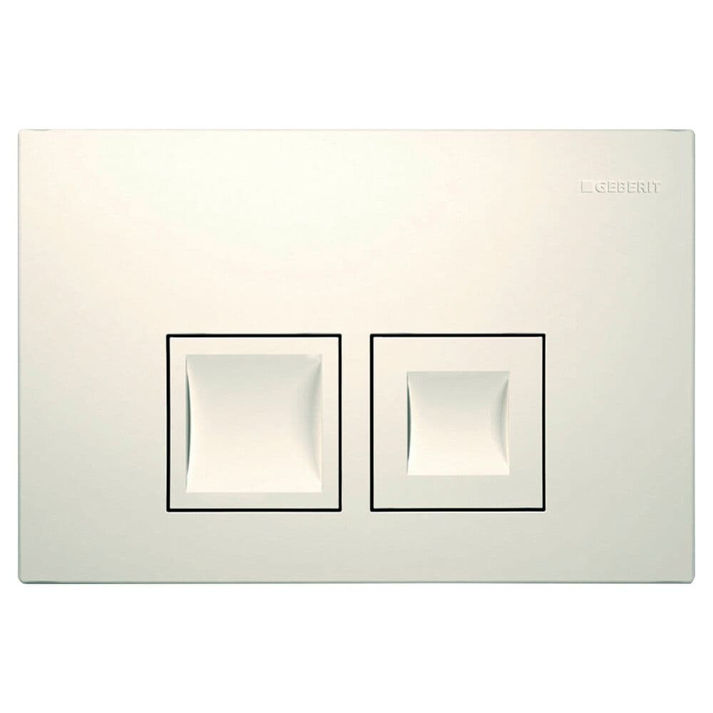 Geberit Delta 35 plaque de commande blanc vue 1