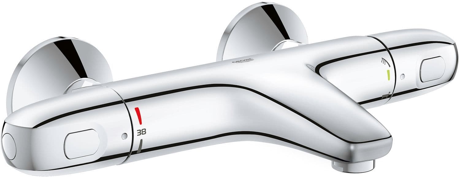 THERMOSTAT BAIN GROHTHERM 1000 NEW GROHE CHROME vue 1