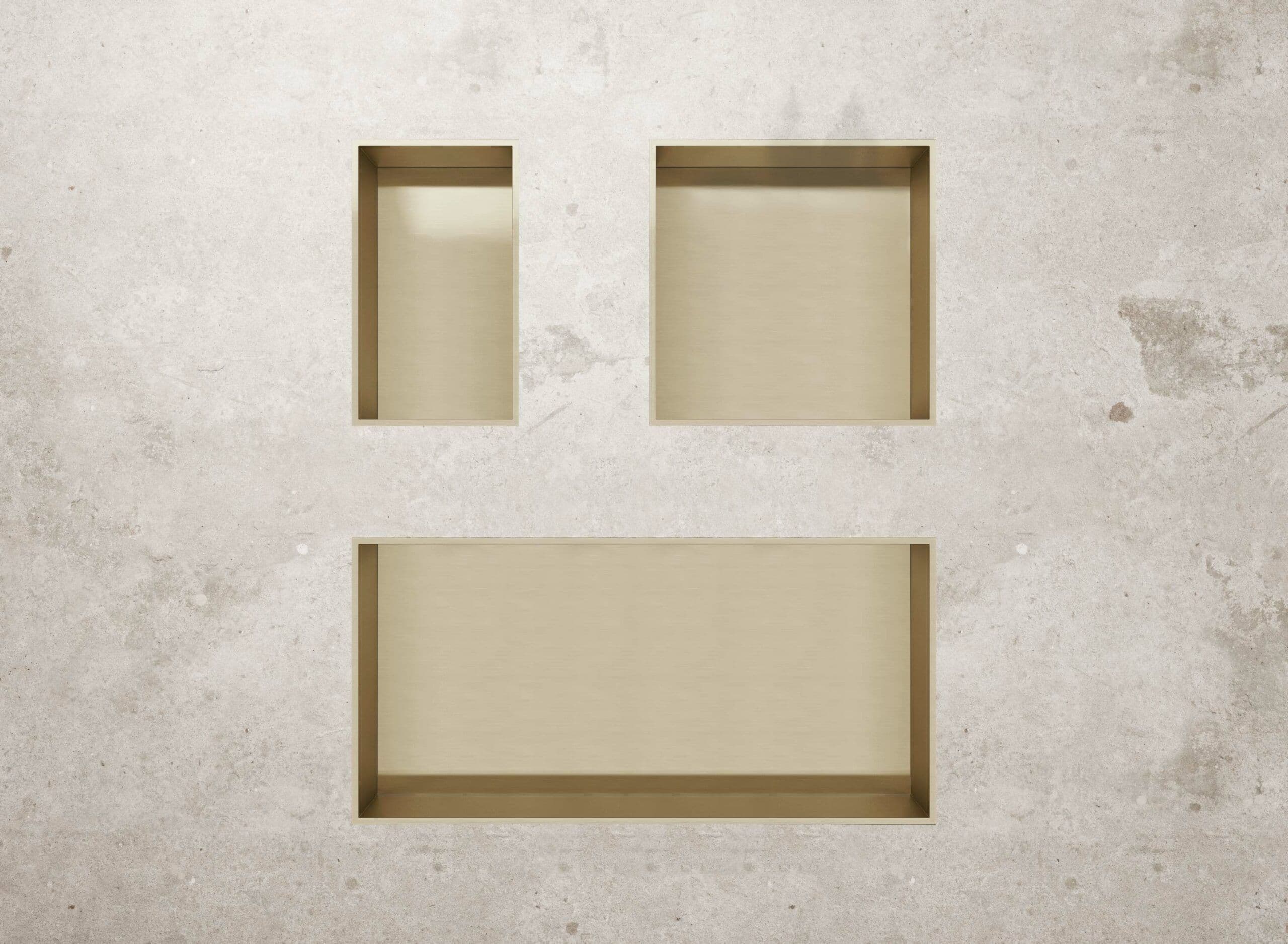 ALONI NICHE ENCASTRÉE (300X600X100MM) - OR BROSSÉ vue 1