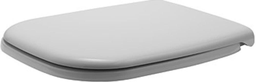 Duravit D-Code abattant blanc brillant amortisseur de fermeture abattant démontable 170mm vue 1
