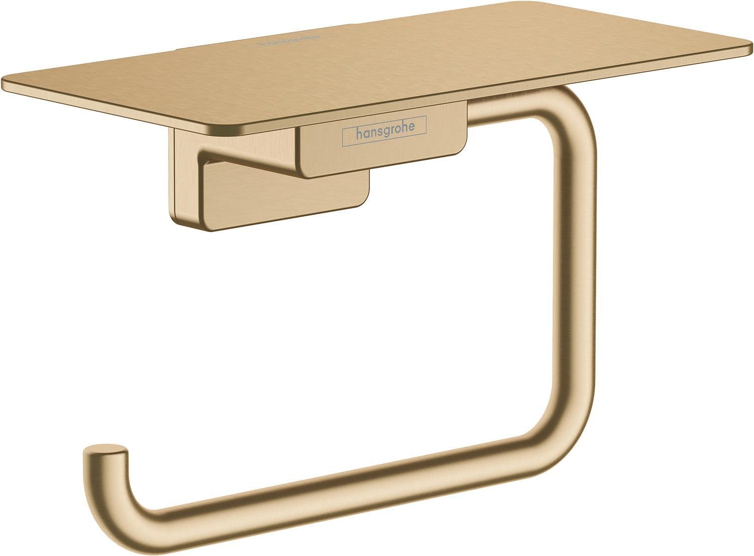 PORTE-ROULEAU COUVERCLE ADDSTORIS HANSGROHE BRUSHED BRONZE vue 1