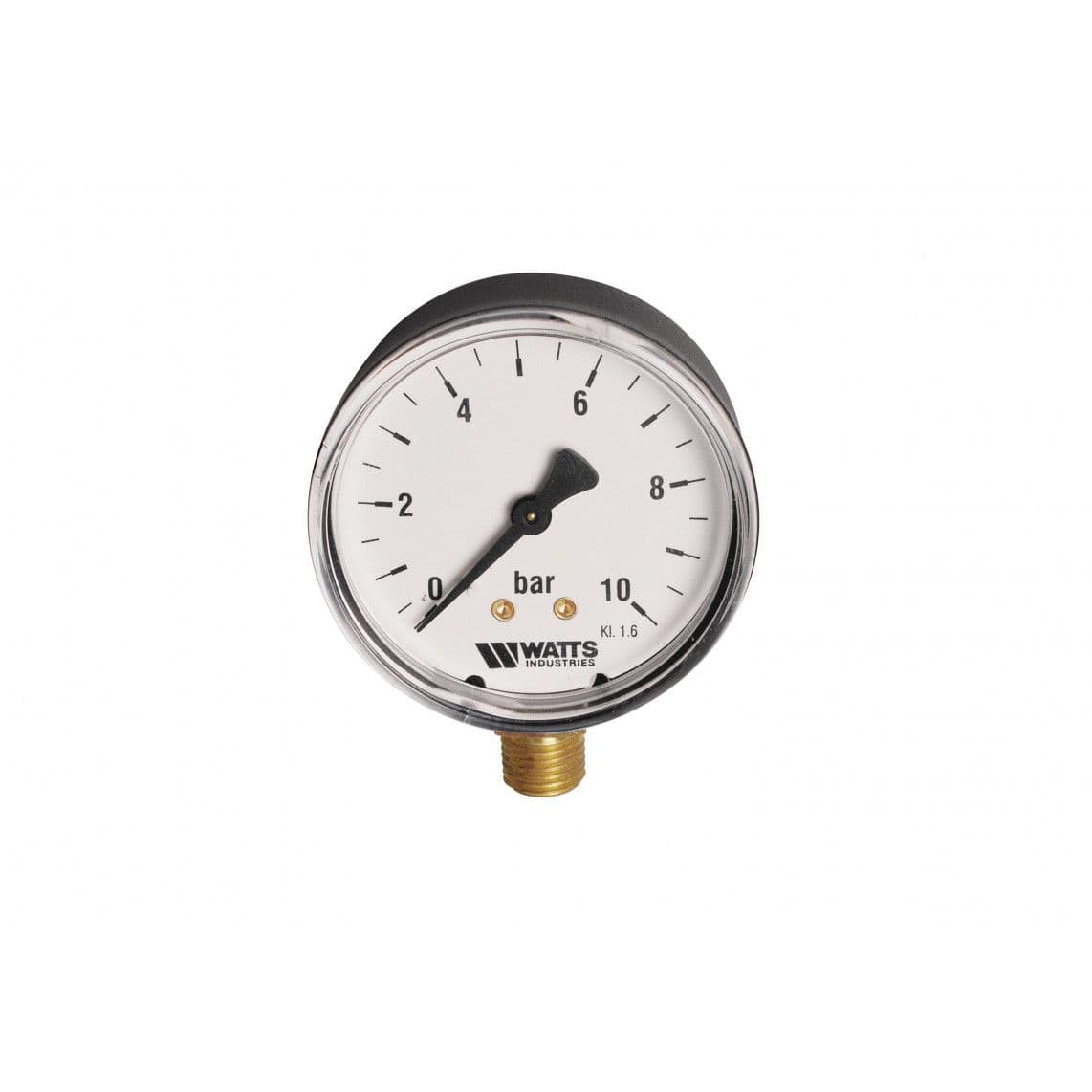 984543055 manomètre raccord radial 0-10 bar 63 mm, 1/4" M vue 1