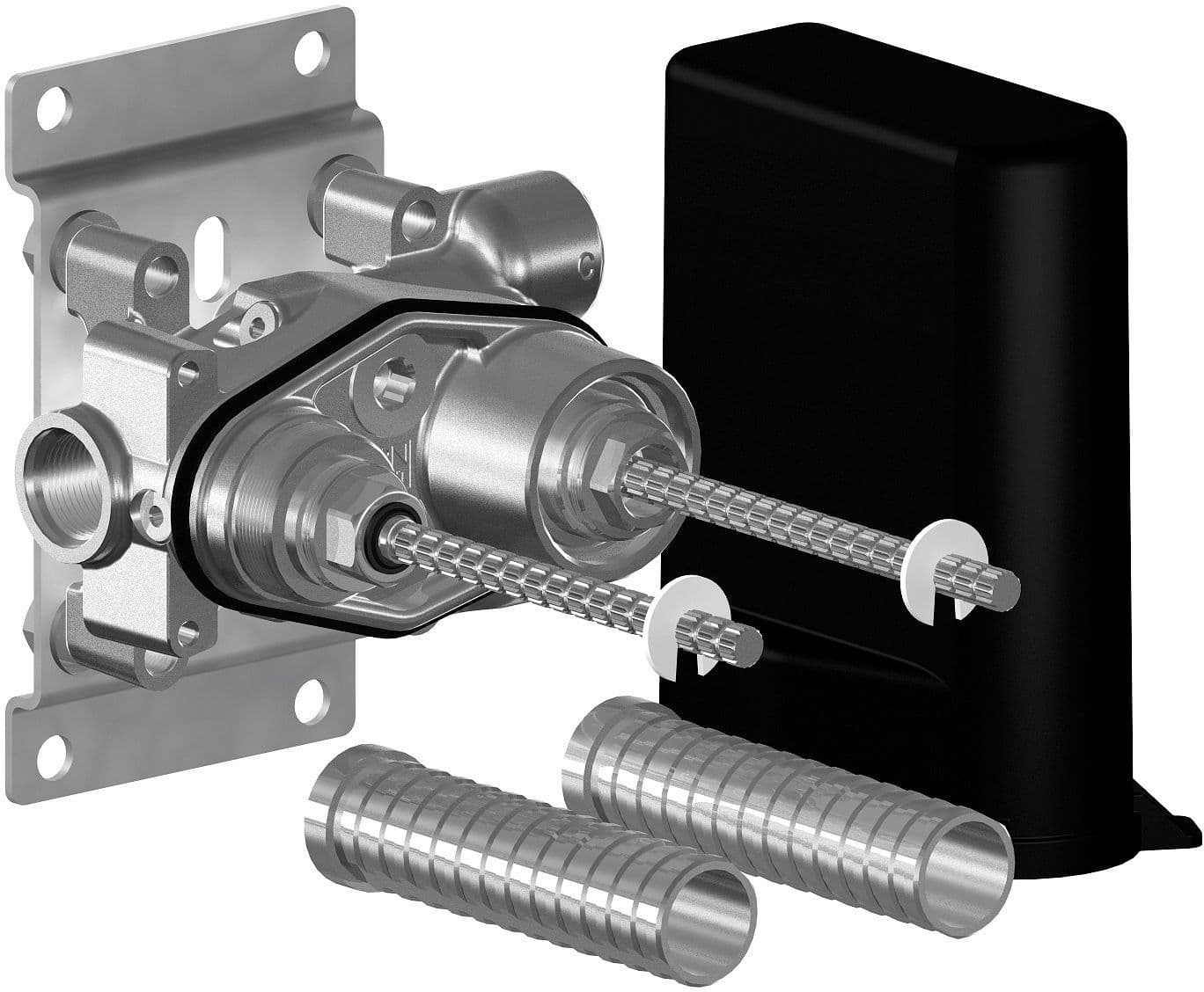 MELANGEUR A ENCASTRER + 1 ROBINET D'ARRET XGATE DORNBRACHT SYMETRICS vue 1