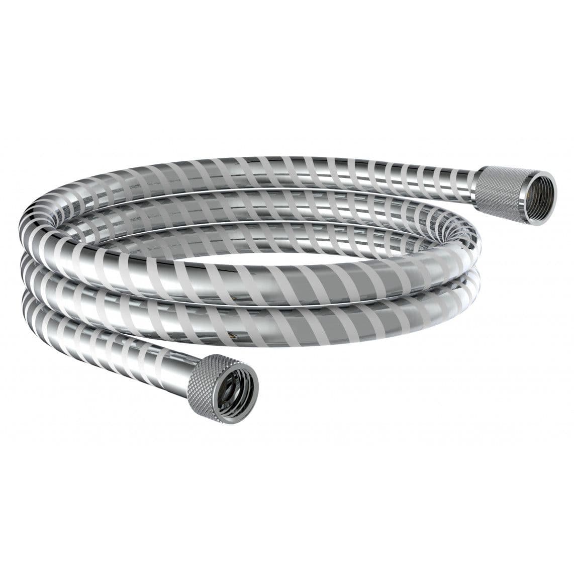 JM200GKCW Flexible de douche 200 cm, Plastique, chromé/blanc vue 1