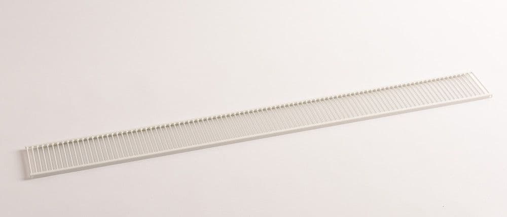 Van Marcke grille supérieure T21 L1600mm acier blanc RAL9016 vue 1