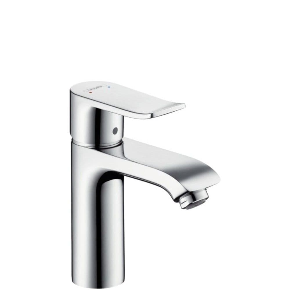 Hansgrohe Metris levier unique mélangeur de lavabo avec vidage chrome vue 1